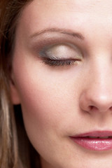 Fototapeta premium half of girl face