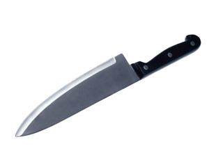 Kitchen knife isolated on white