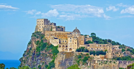 Castello Aragonese/Ischia - obrazy, fototapety, plakaty