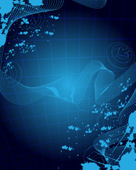 Abstract blue background