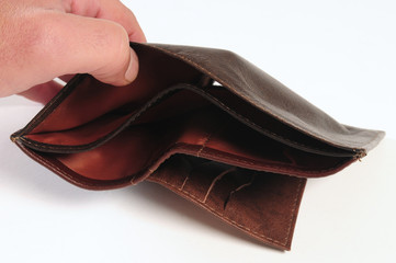 Empty wallet