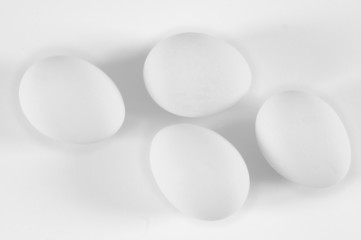 White eggs