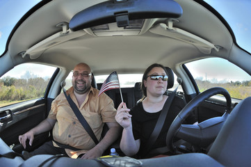 Touristen in Amerika