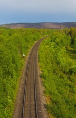 Fototapeta na wymiar Northern railway