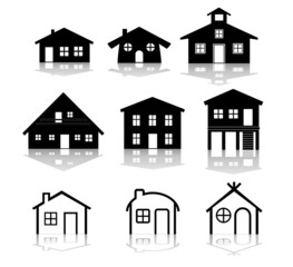 simple house illustrations