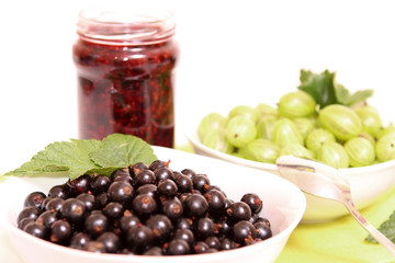 Marmelade,Schwarze Johannes Beeren