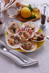 Capesante e champignon - Antepasti di pesce