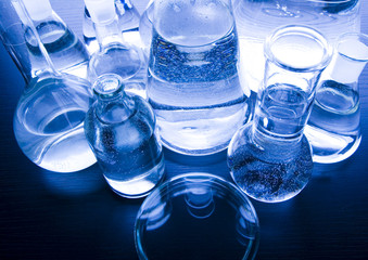 Blue glass