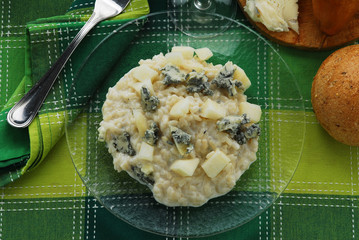 Risotto al gorgonzola e pere - Primi piatti della lombardia