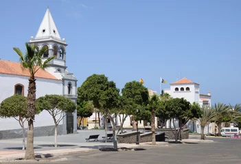 Keuken spatwand met foto Church in Puerto del Rosario, Canary Island Fuerteventura © philipus