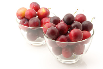Red plums