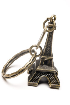 Fototapeta eiffel tower key chain souvenir