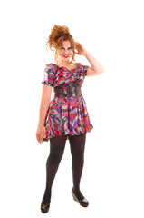 Pretty modern woman.