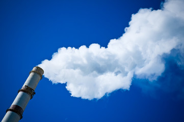 Smoke from a pipe
