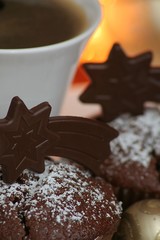leckere Weihnachtsmuffins zum Kaffee