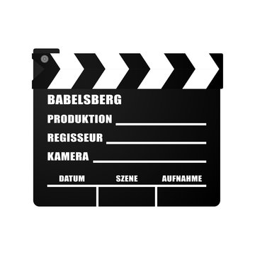 Filmklappe Babelsberg