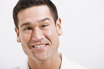 Obraz premium Close Up Portrait of Attractive male