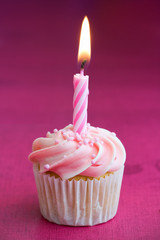 Mini birthday cupcake
