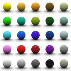 3D Sphere Collection