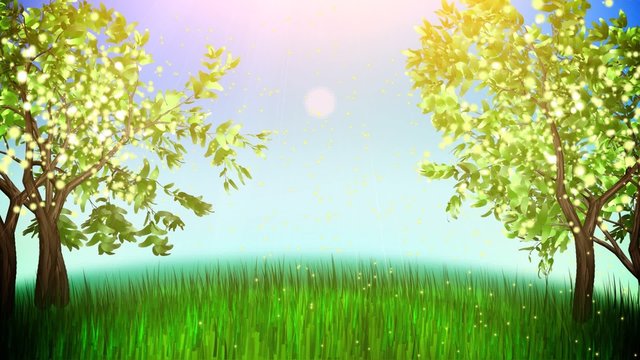 apple trees loop