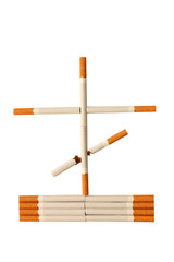 stop smoking concept - danger of cigarettes