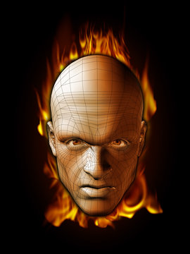 Flaming Head