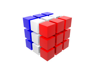 W&uuml;rfelflagge Frankreich