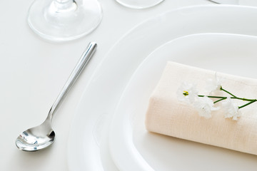detail of place setting