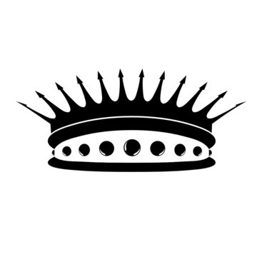 recommend clip art: Krone schwarz weiss