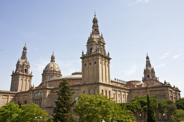 Fototapeta na wymiar National Art Museum in Barcelona