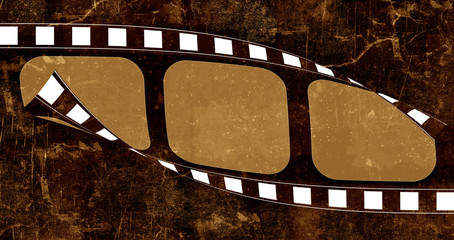 Grunge film frame background