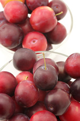 Red plums