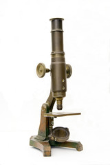 Antique Microscope with Clipping Path