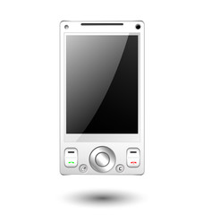 Mobile phone editable vector illustration