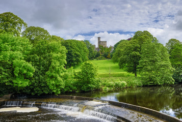 Hornby castle and river