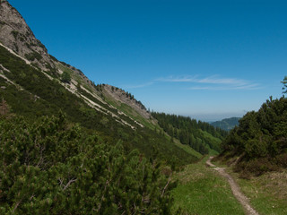 Pfad am Berg