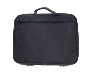 Laptop bag isolated on white