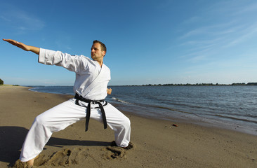 Taekwon-do am Strand - At the beach