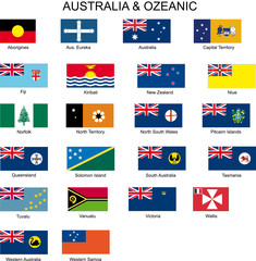 Australien & Ozeanien Flaggen