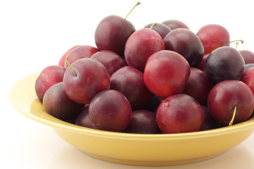Red plums