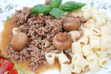 pasta mit jägersauce