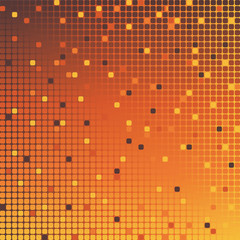 mosaic background orange