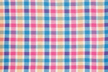 Colorful Checkered Picnic Cloth