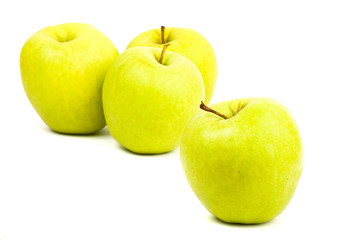 green apple isolated