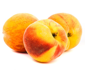peaches isolated
