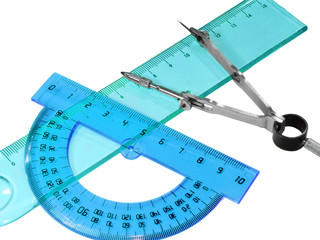 set instruments  for geometric drawings