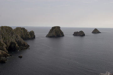 part of coastline in brittany