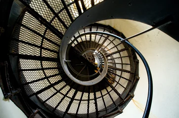 Raamstickers spiral staircase in a lighthouse © Jeffrey Sinnock