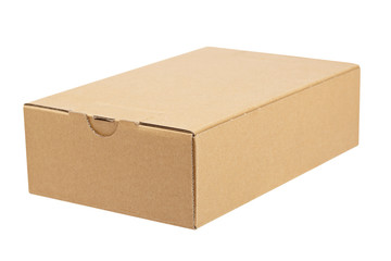 Opened cardboard box