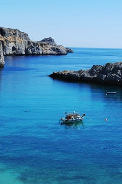 Bay of Mediterranean Sea, Greece